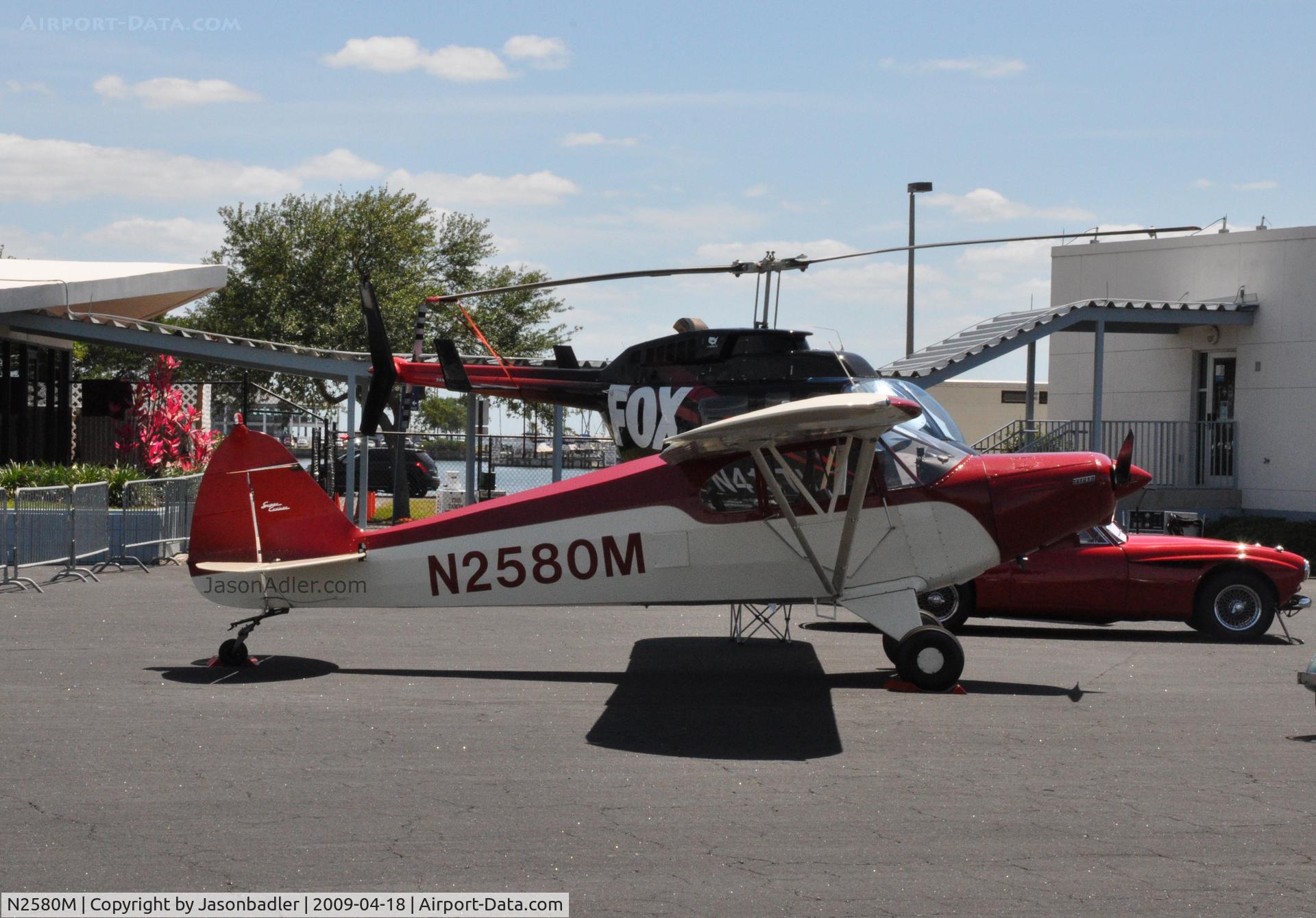 N2580M, 1946 Piper PA-12 Super Cruiser C/N 12-1052, Peter O. Knight airshow Davis Island Tampa Florida