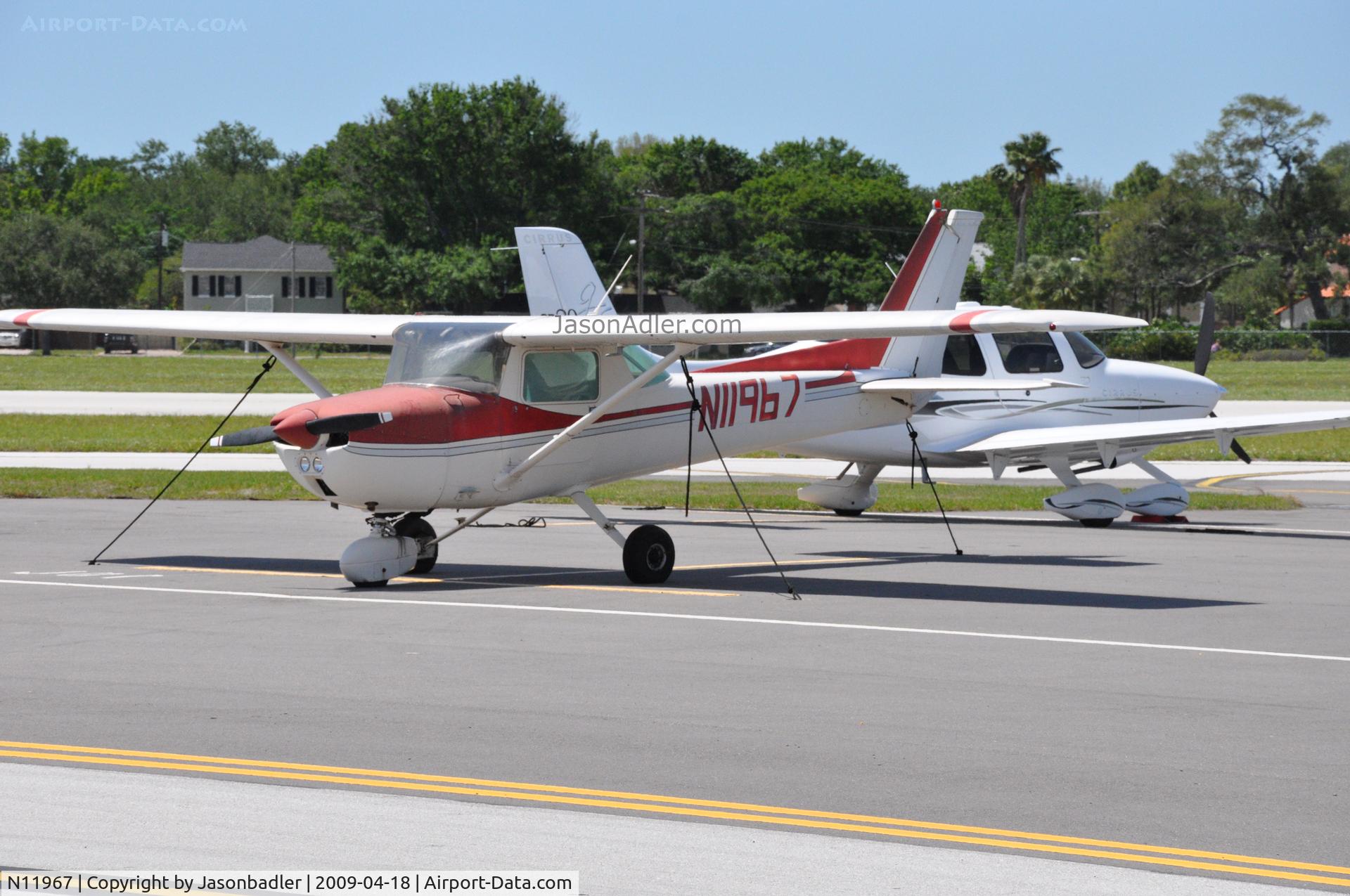 N11967, 1974 Cessna 150L C/N 15075745, Peter O. Knight airshow Davis Island Tampa Florida