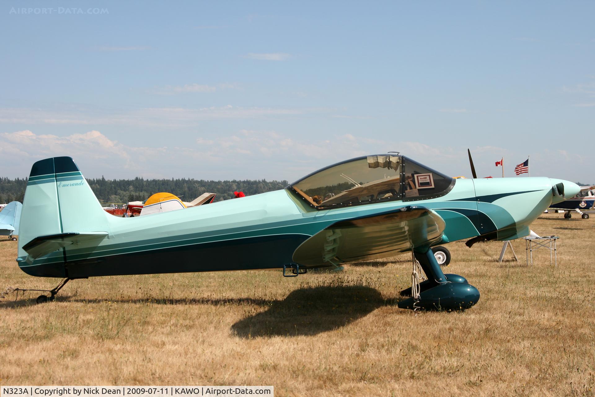 N323A, 1999 Piel Emeraude C/N 1058, KAWO (Reg is buried behind the elevator)