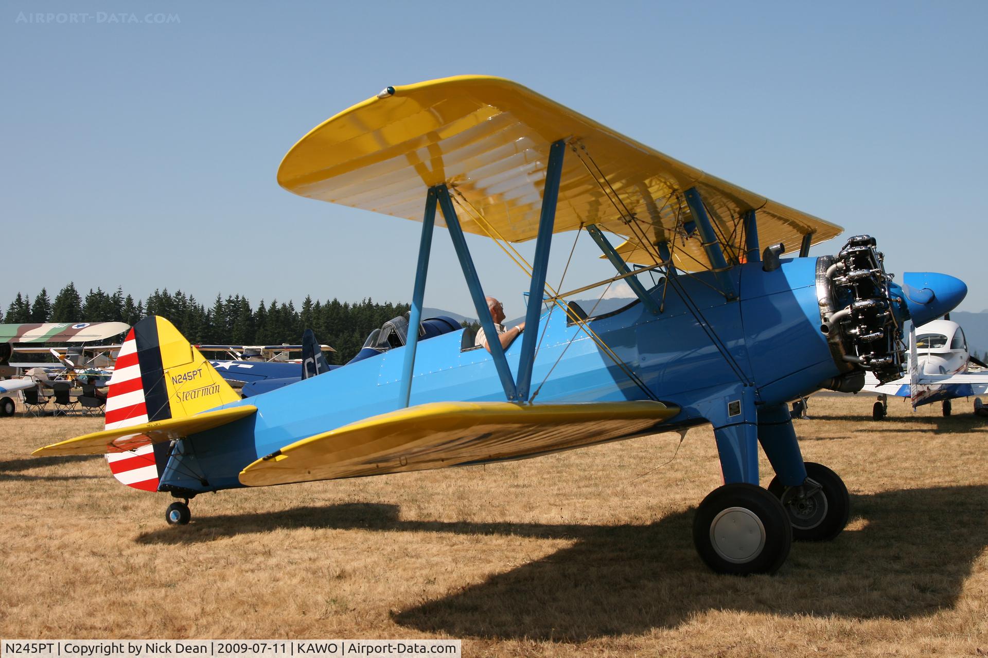 N245PT, 1940 Boeing A75J1 C/N 75-502, KAWO