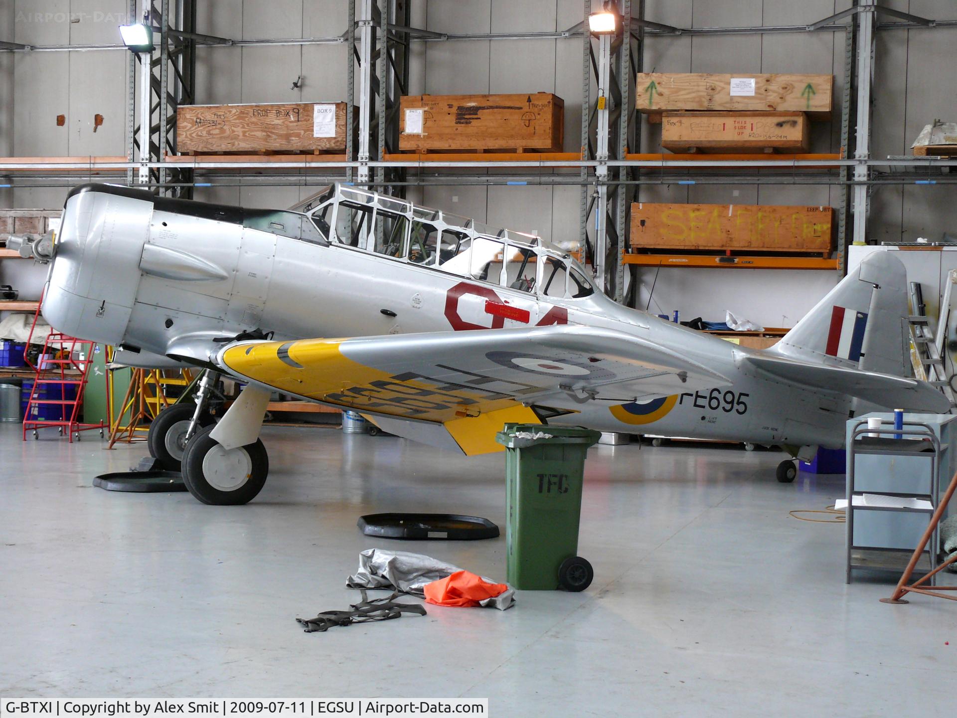 G-BTXI, 1942 Noorduyn AT-16 Harvard IIB C/N 14-429, North American AT-16ND Harvard IIB G-BTXI Patina - The Fighter Collection painted as Royal Air Force FE695/94