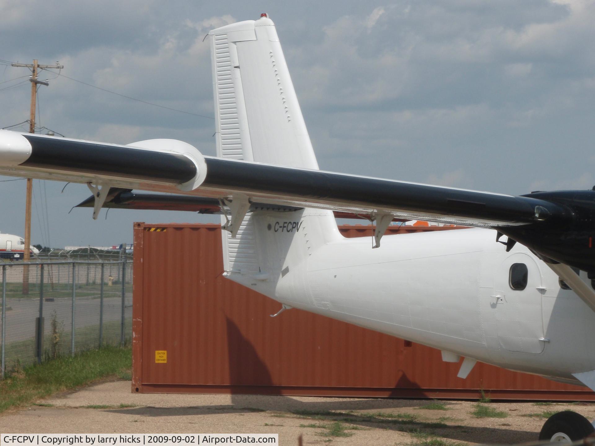 C-FCPV, 1973 De Havilland Canada DHC-6-300 Twin Otter C/N 371, white twin motor plane