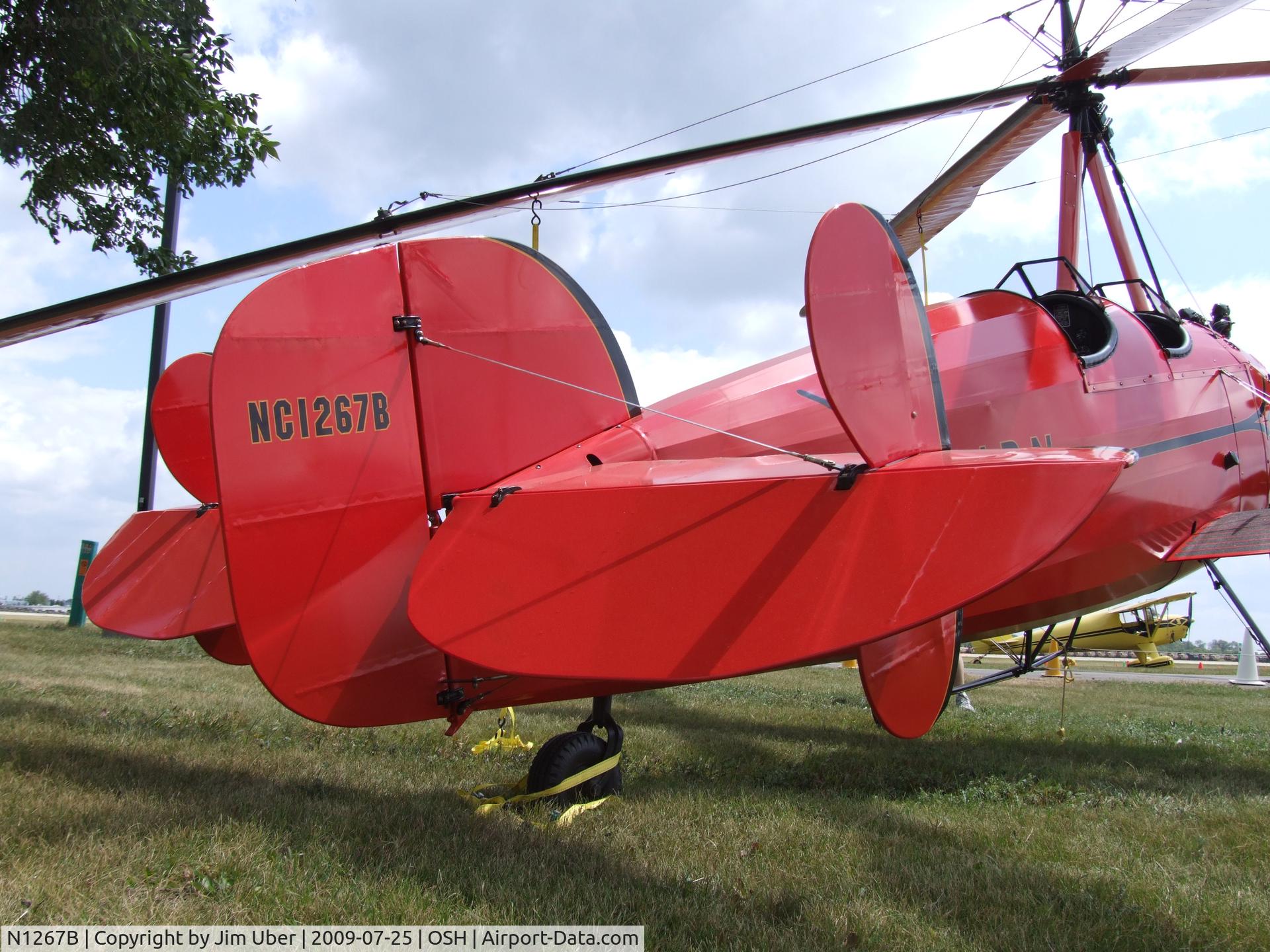 N1267B, 1932 Pitcairn PA-18 C/N G-65, Tail detail- this is the only flying example in the world