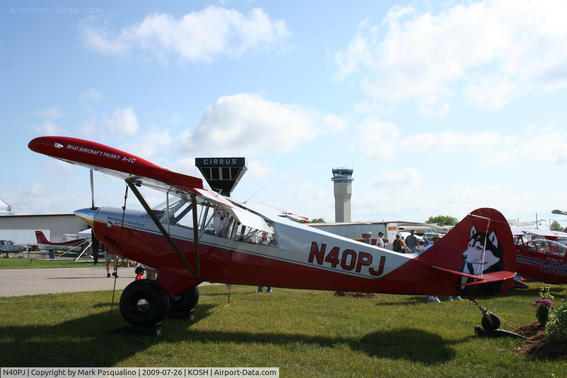 N40PJ, Aviat A-1C-180 Husky C/N 3066, Aviat A-1C