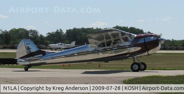 N1LA, 1952 Cessna 195B Businessliner C/N 7908, EAA Airventure 2009
