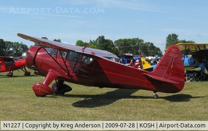 N1227, 1940 Howard Aircraft DGA-15P C/N 516, EAA Airventure 2009