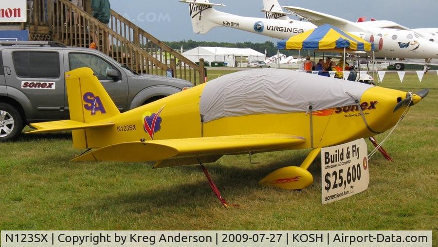 N123SX, Sonex Sonex SA C/N 0008, EAA Airventure 2009