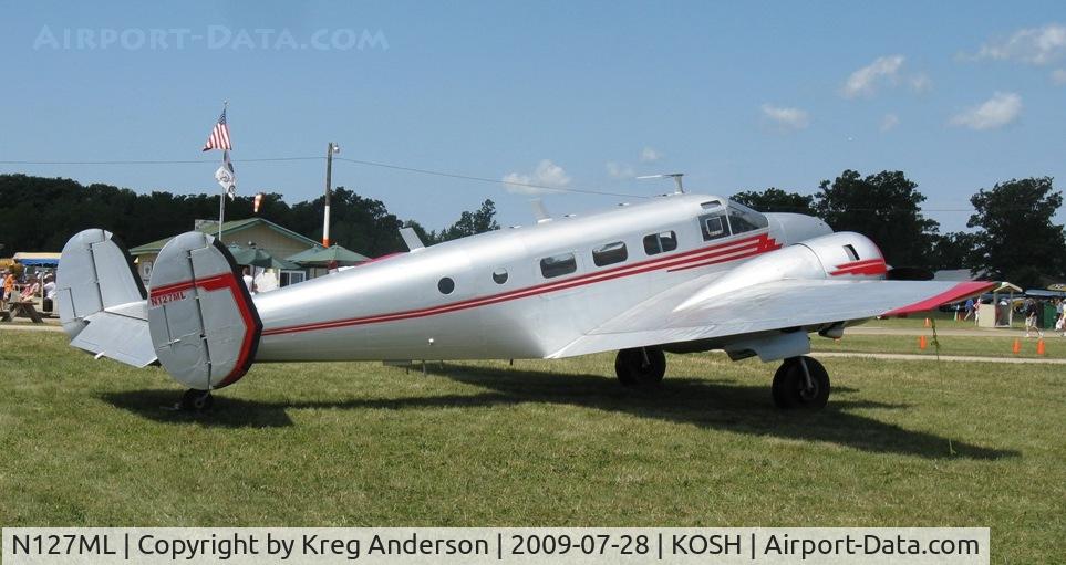 N127ML, 1946 Beech D18S C/N A-212, EAA Airventure 2009