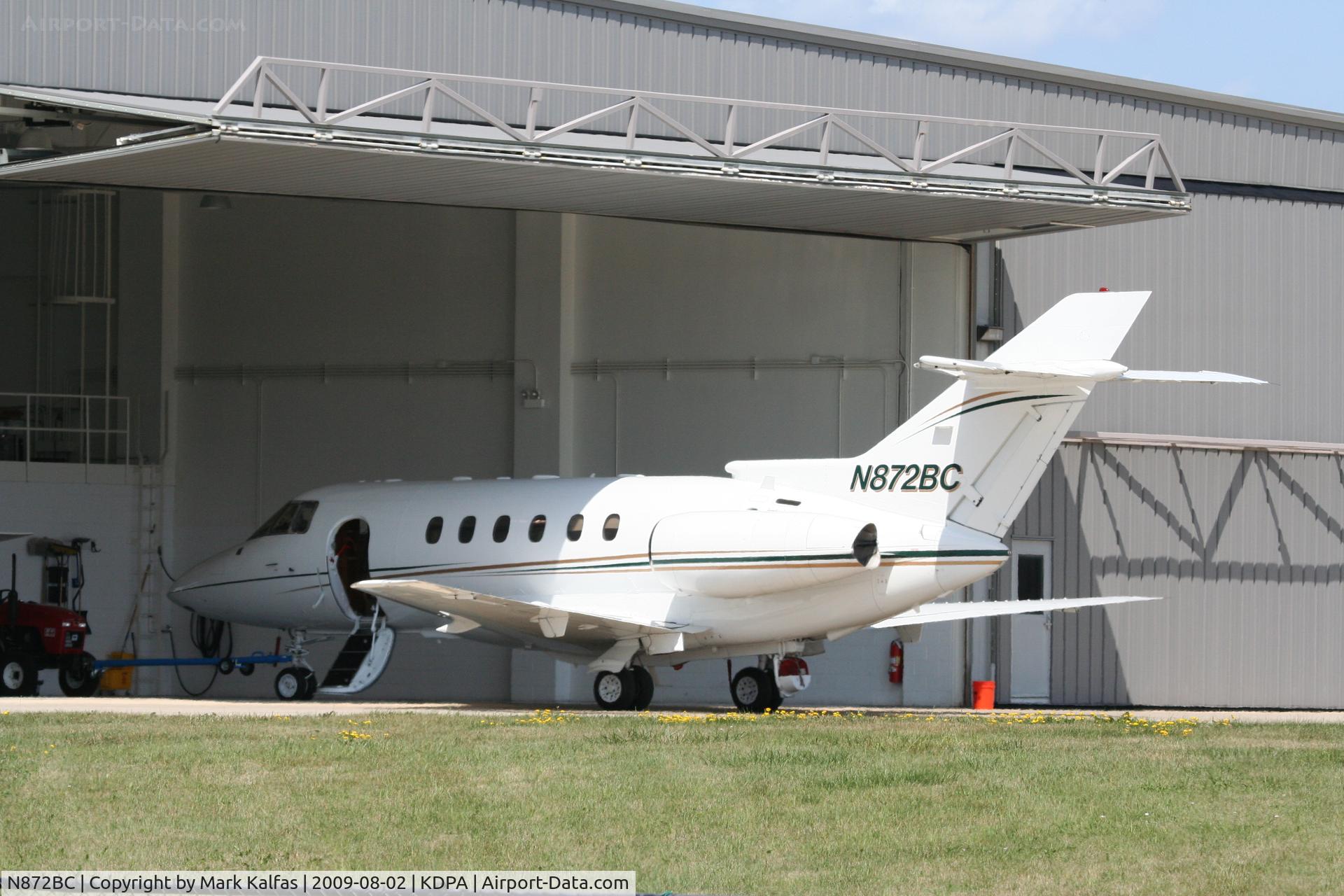N872BC, 2001 Raytheon Hawker 800XP C/N 258524, Hawker 800XP, N872BC getting ready to go KDPA.