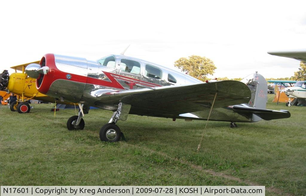N17601, 1937 Spartan 7W Executive C/N 6, EAA Airventure 2009