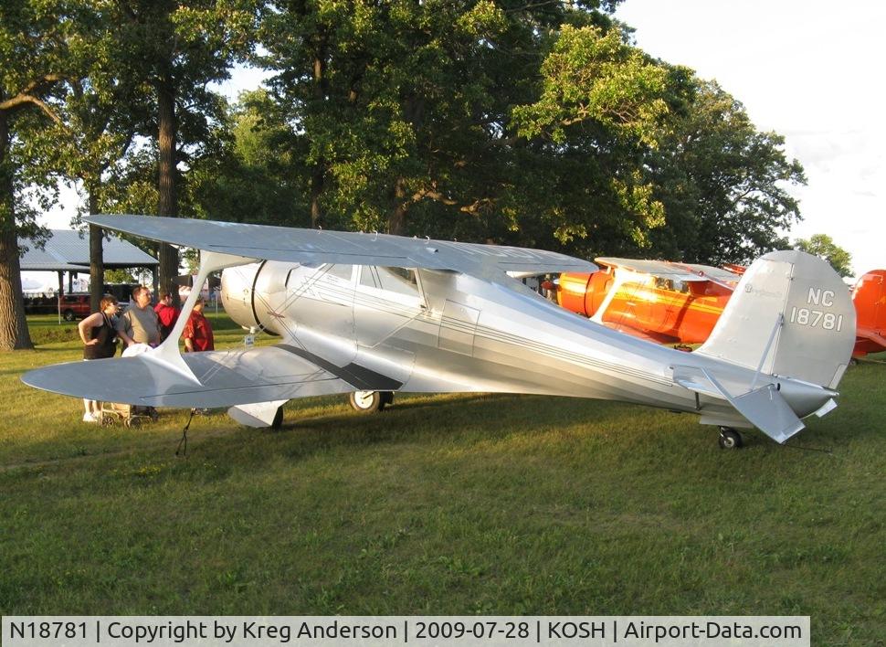 N18781, 1938 Beech F17D Staggerwing C/N 204, EAA Airventure 2009