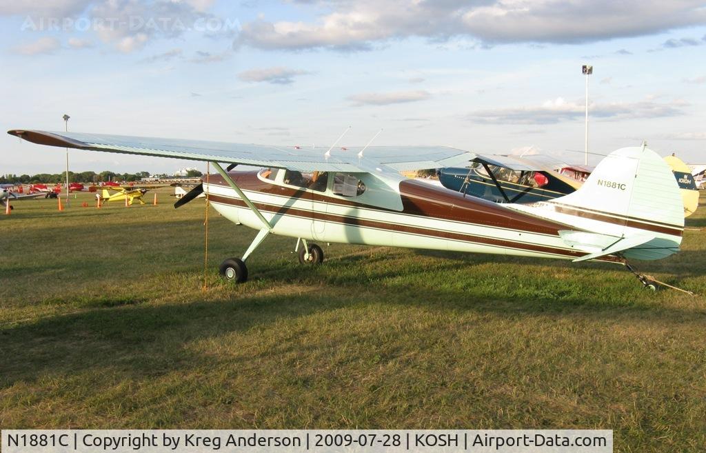 N1881C, 1953 Cessna 170B C/N 26025, EAA Airventure 2009