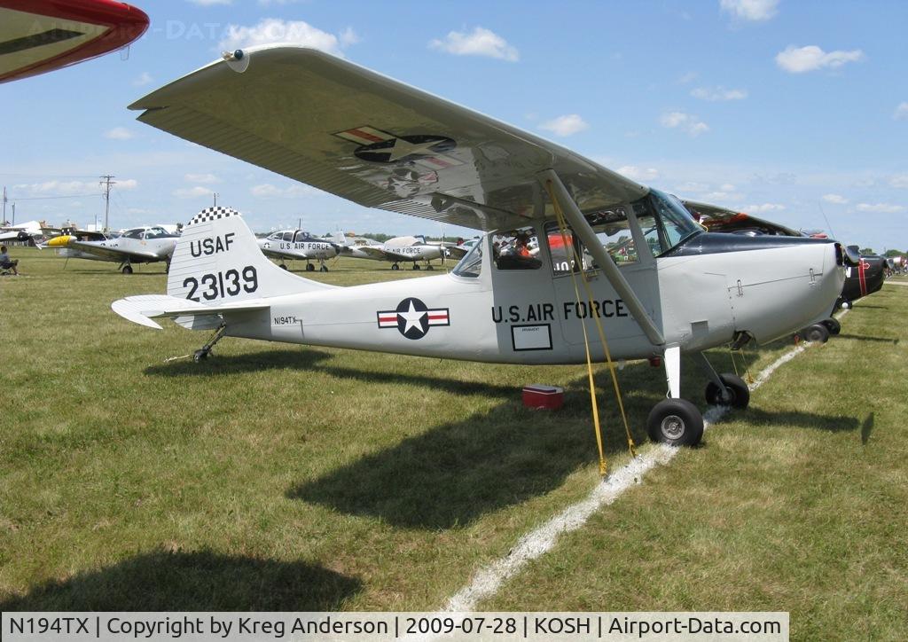N194TX, 1951 Cessna 0-1A C/N 23139, EAA Airventure 2009