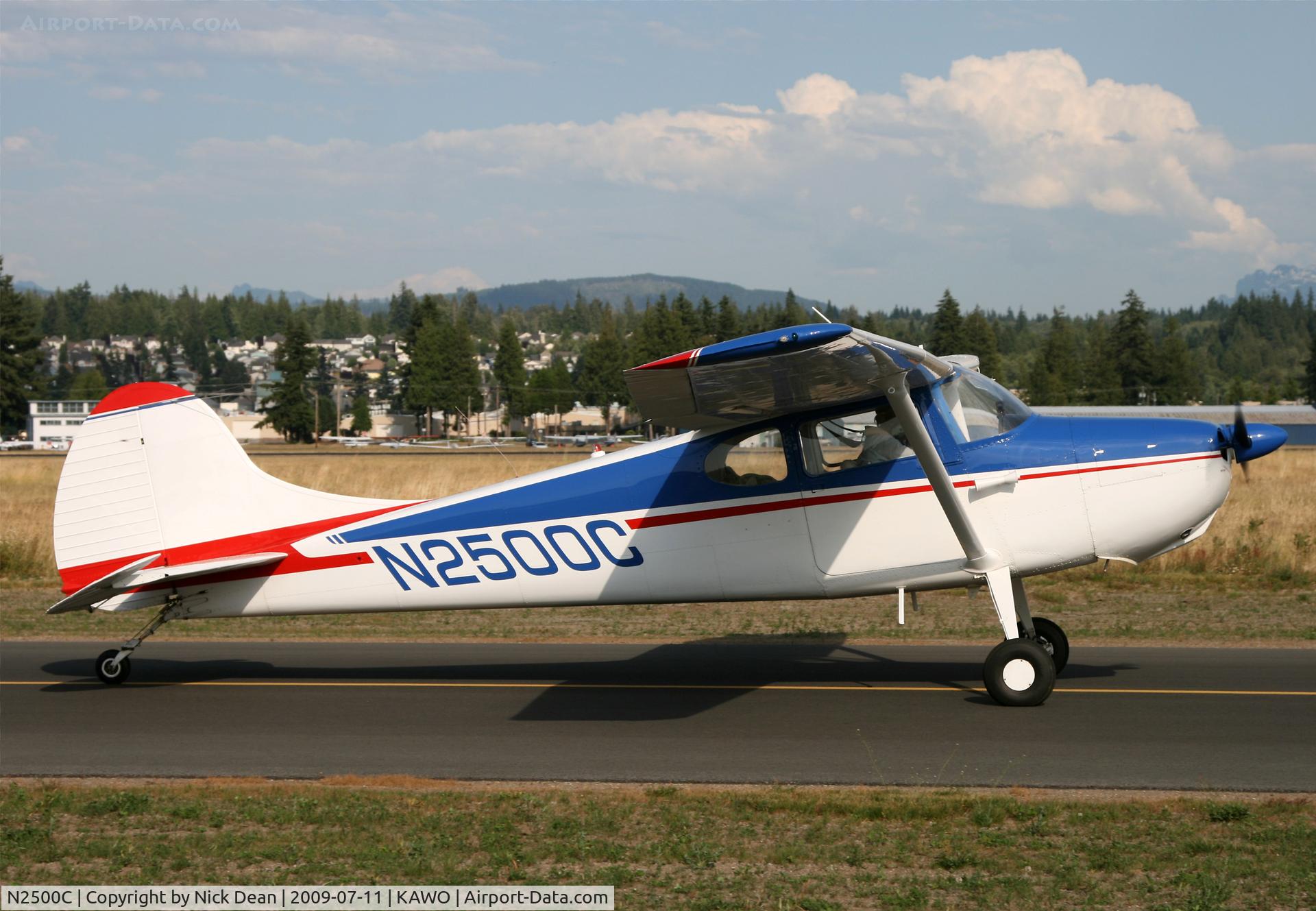 N2500C, 1953 Cessna 170B C/N 26144, KAWO