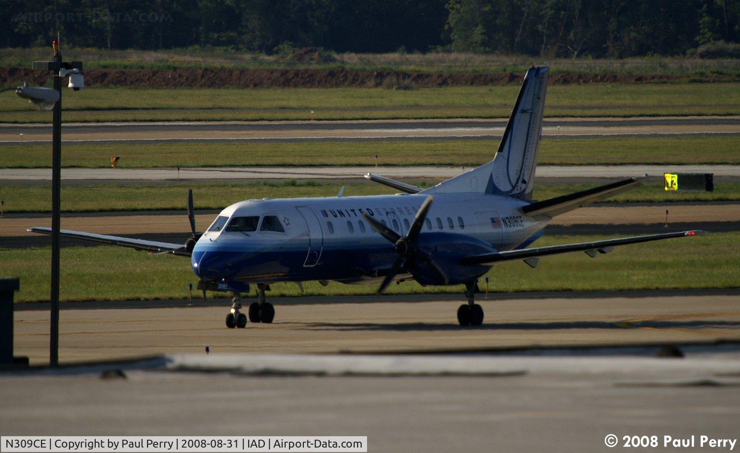 N309CE, 1990 Saab 340B C/N 340B-201, Colgan Saab 340 taxiing my way