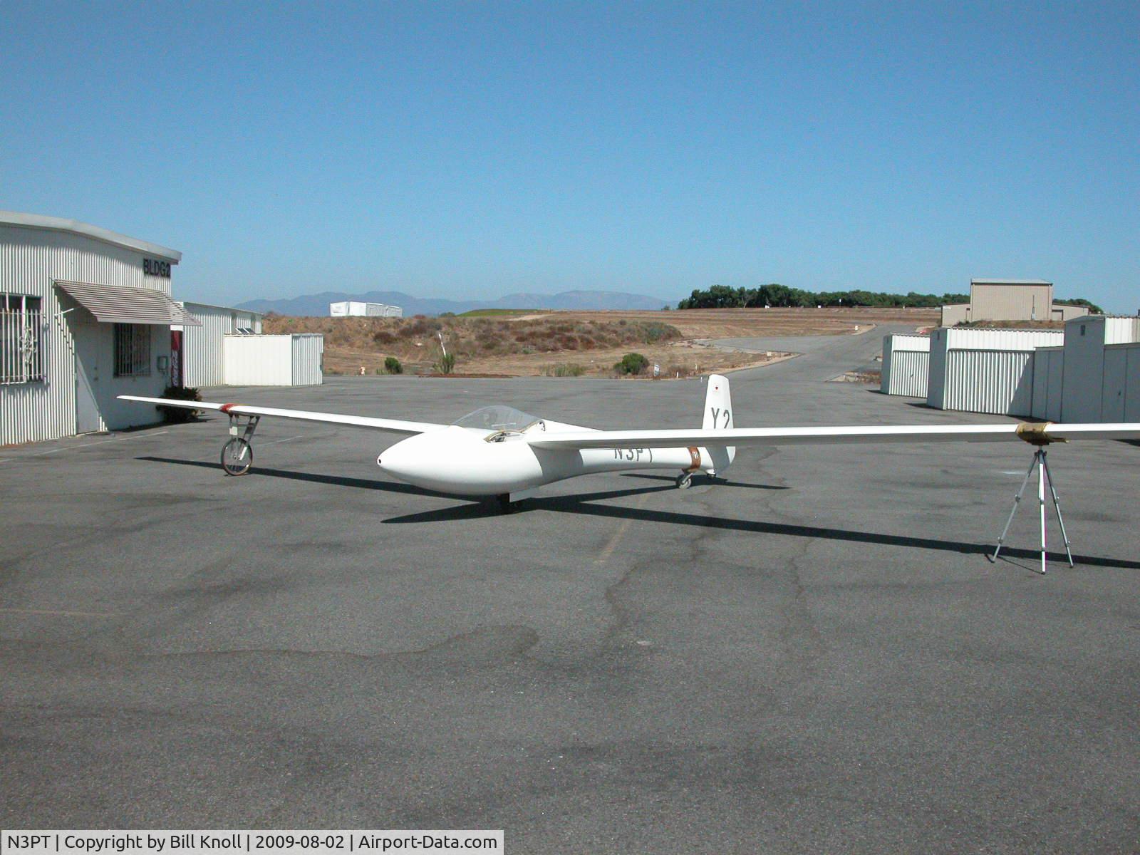 N3PT, 1973 Glasflugel STD Libelle 201B C/N 408, At Fallbrook 2