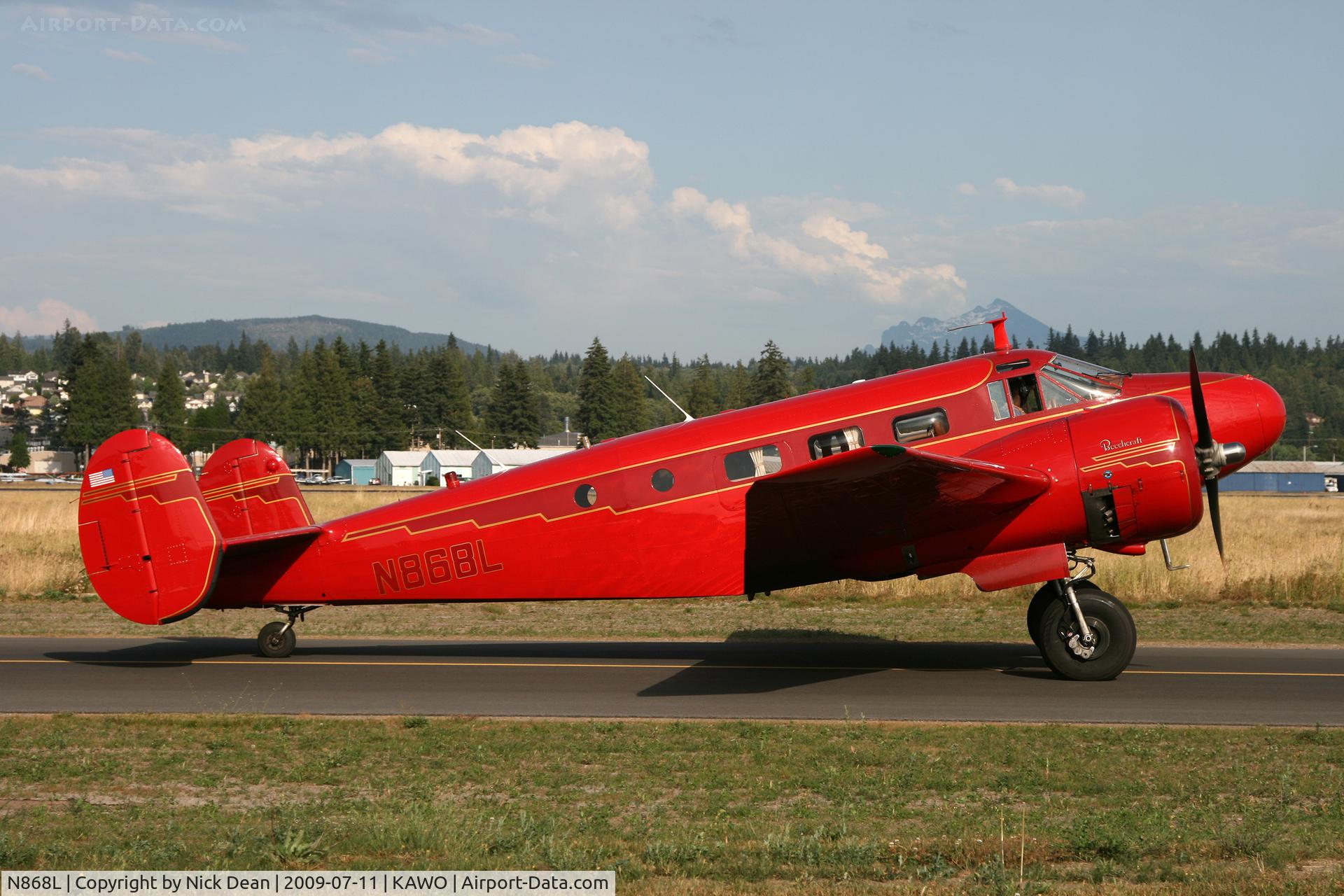 N868L, 1946 Beech D18S C/N A-173, KAWO
