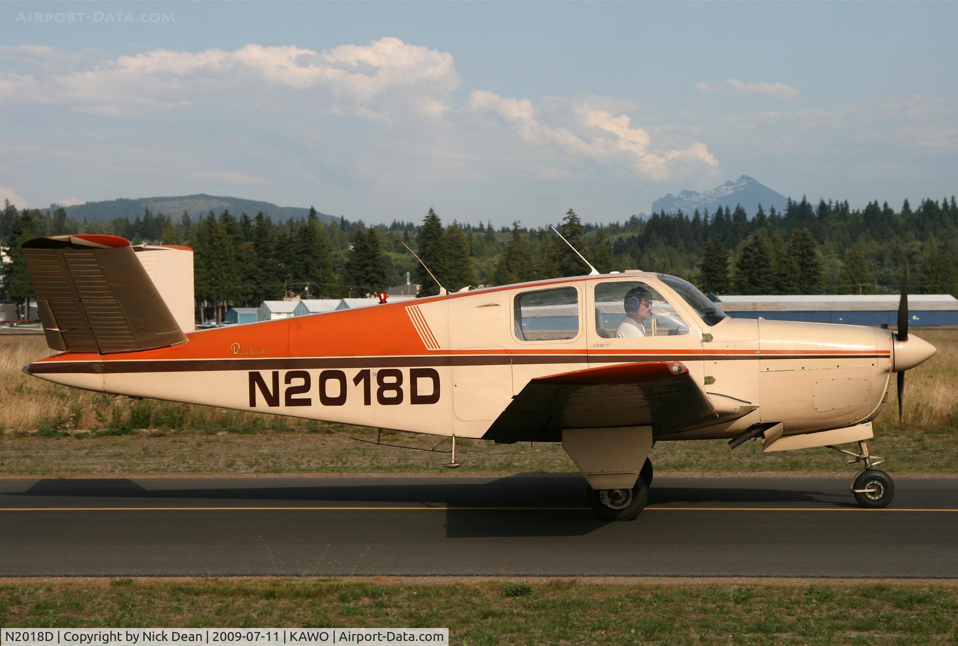 N2018D, 1953 Beech D35 C/N D-3423, KAWO