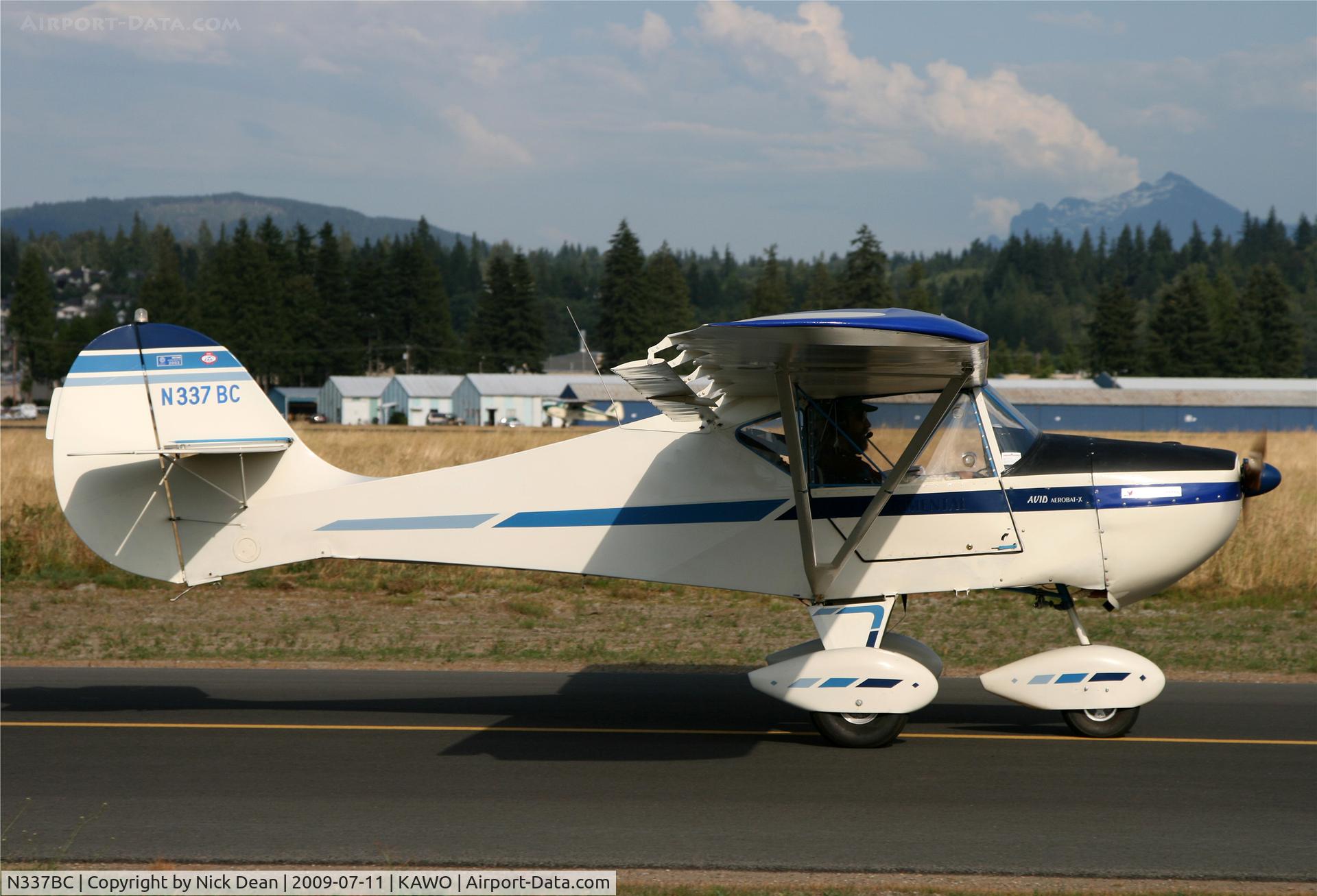 N337BC, 1994 Adkinson Gary Alan AVID FLYER C/N 1016, KAWO