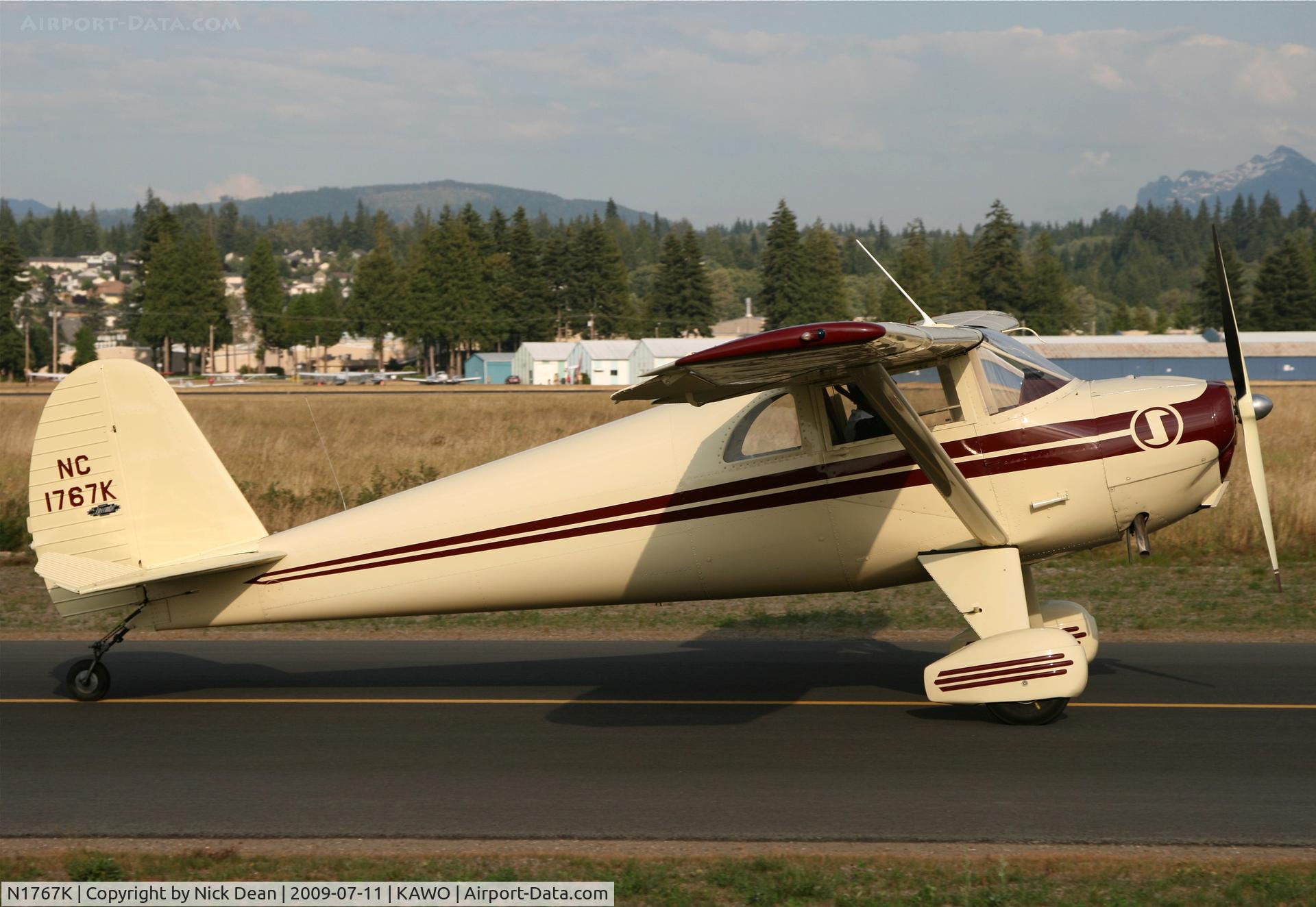 N1767K, 1946 Luscombe 8E Silvaire C/N 4494, KAWO