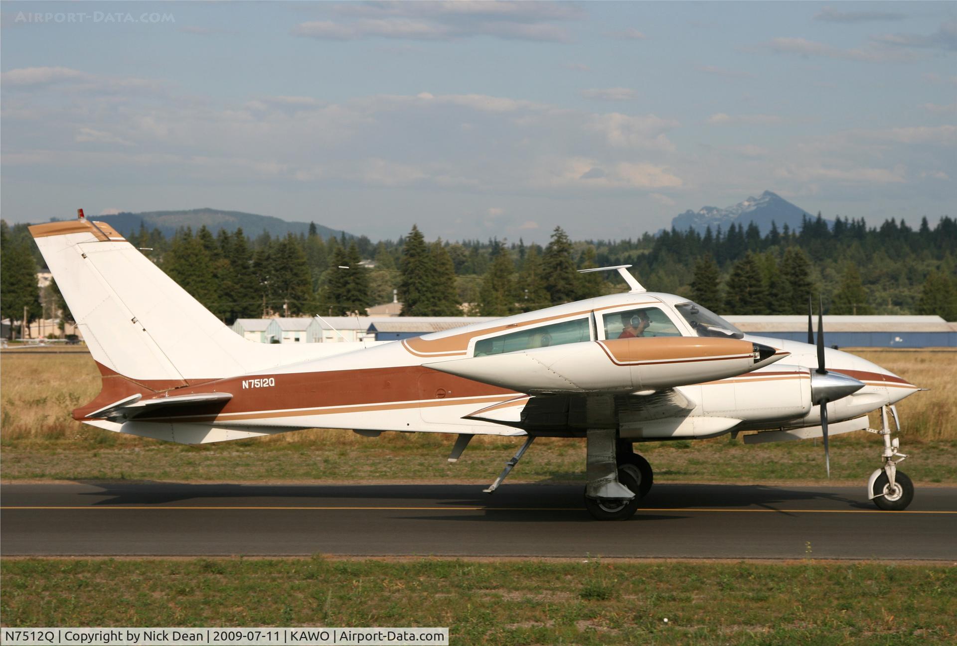 N7512Q, 1969 Cessna 310Q C/N 310Q0012, KAWO