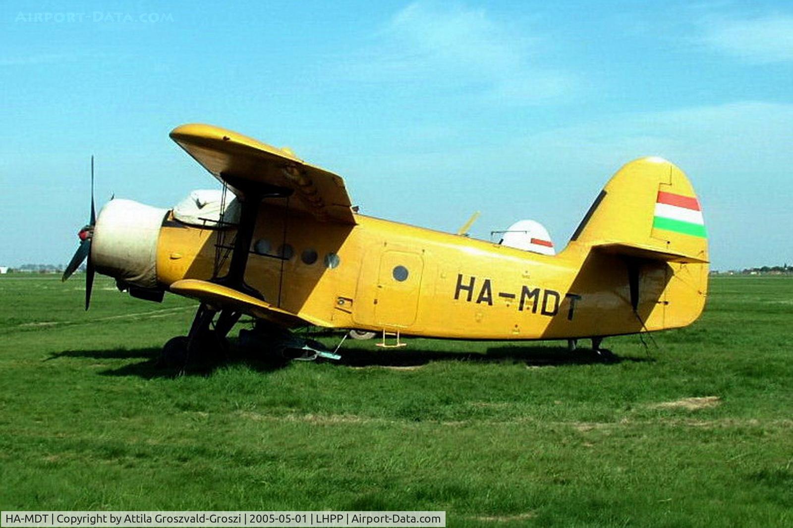 HA-MDT, 1979 PZL-Mielec AN-2R C/N 1G185-53, Pecs-Pogany Airport, LHPP-Hungary