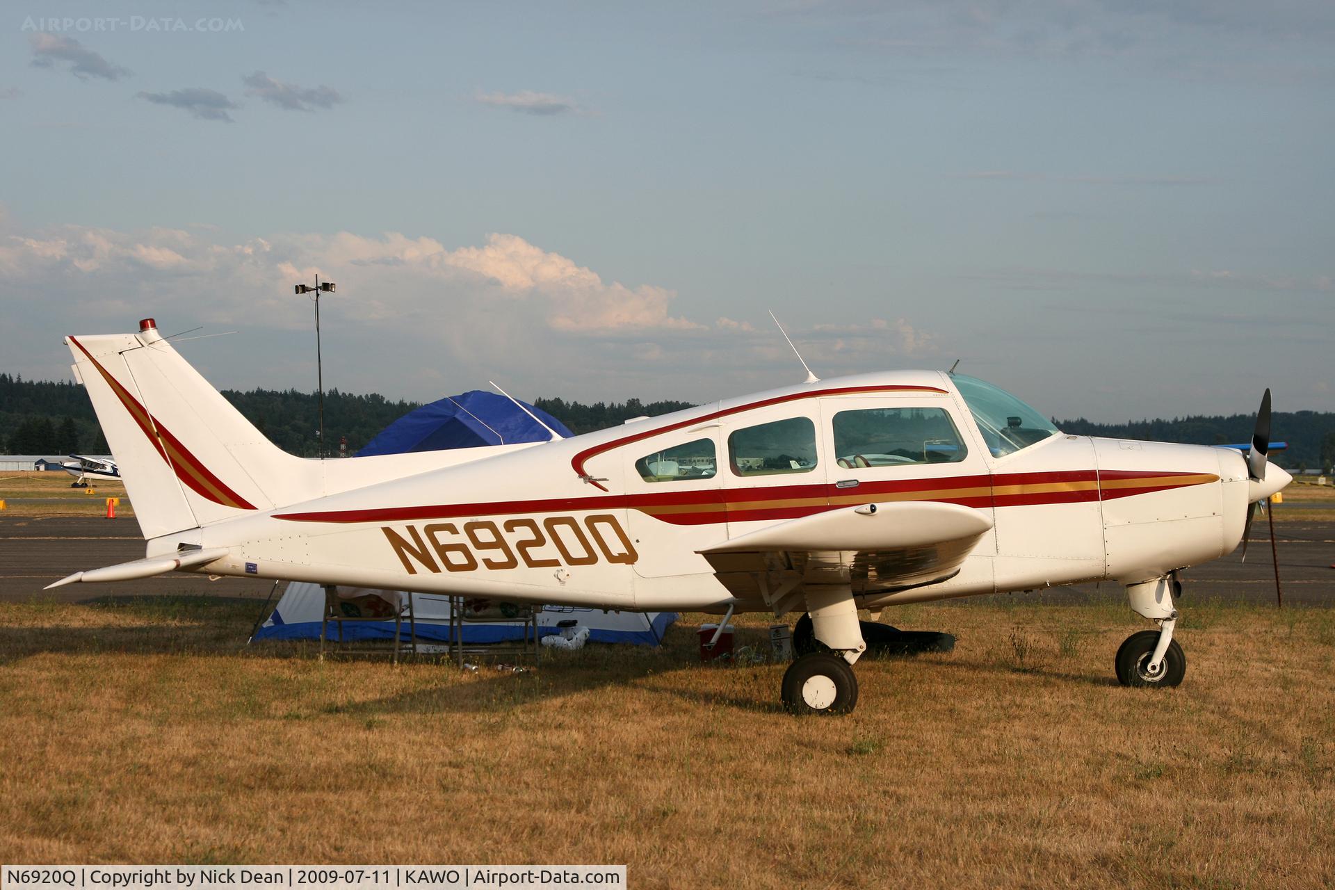 N6920Q, 1967 Beech A23-24 Musketeer Super III C/N MA-273, KAWO