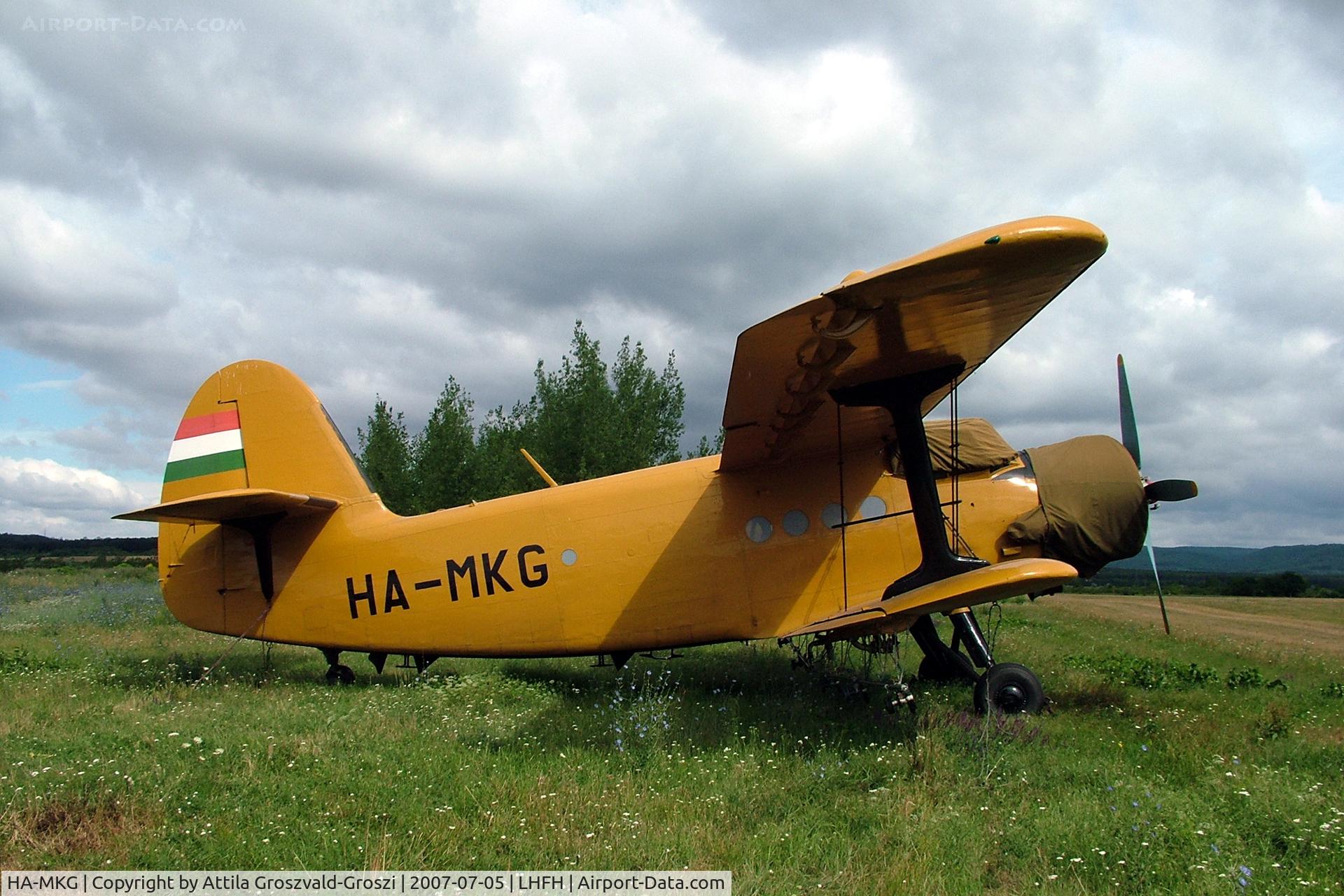 HA-MKG, 1974 PZL-Mielec AN-2R C/N 1G158-12, Farkashegy Airport Hungary / LHFH