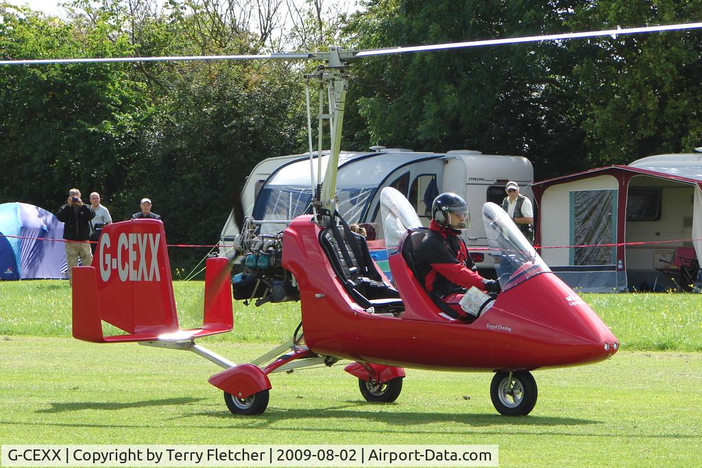 G-CEXX, 2007 Rotorsport UK MT-03 C/N RSUK/MT-03/022, Gyrocopter at the 2009 Stoke Golding Stakeout event