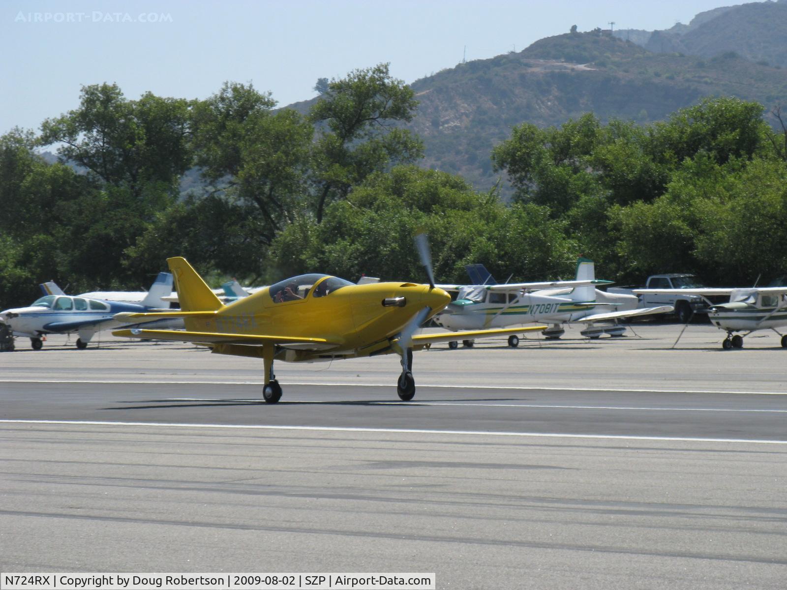 N724RX, 2006 Legend Aircraft Legend C/N 001, 2006 Snead Special TURBINE LEGEND, Walter M 601-D Turbine, 724 shp, landing roll Rwy 22
