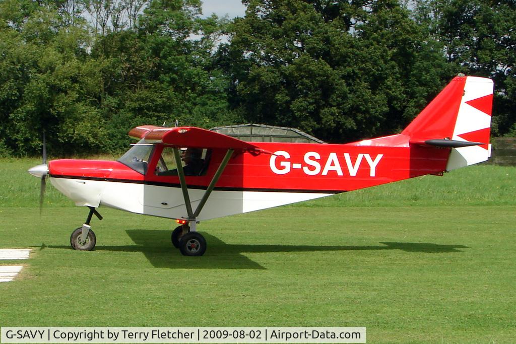 G-SAVY, 2009 ICP MXP-740 Savannah VG Jabiru(1) C/N BMAA/HB/499, Microlight at the 2009 Stoke Golding Stakeout event