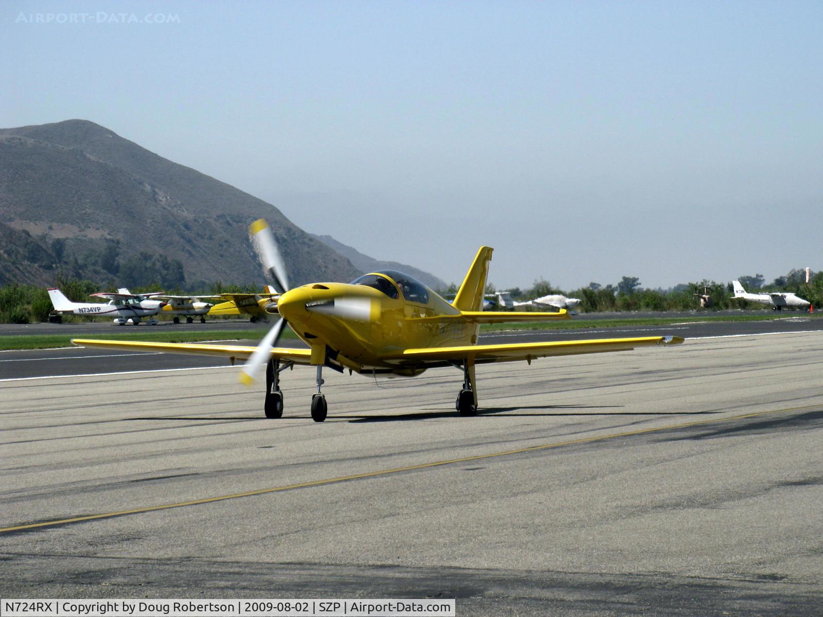 N724RX, 2006 Legend Aircraft Legend C/N 001, 2006 Snead Special TURBINE LEGEND, Walter M 601-D Turbine, 724 shp, taxi to Rwy 22