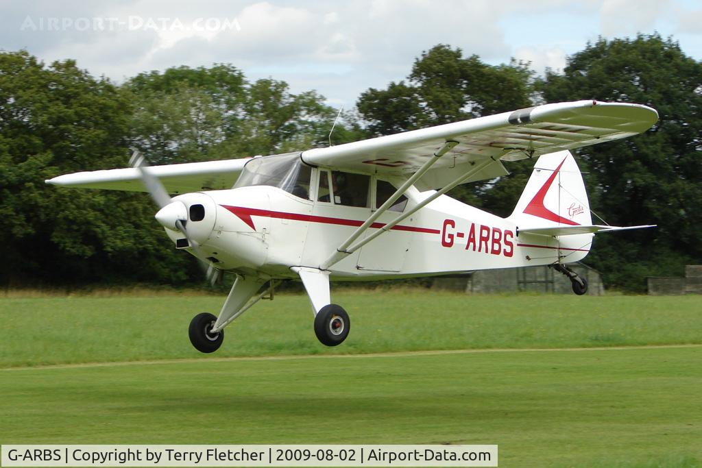 G-ARBS, 1959 Piper PA-22-160 Tri Pacer C/N 22-6858, Piper Tri-Pacer at the 2009 Stoke Golding Stakeout event