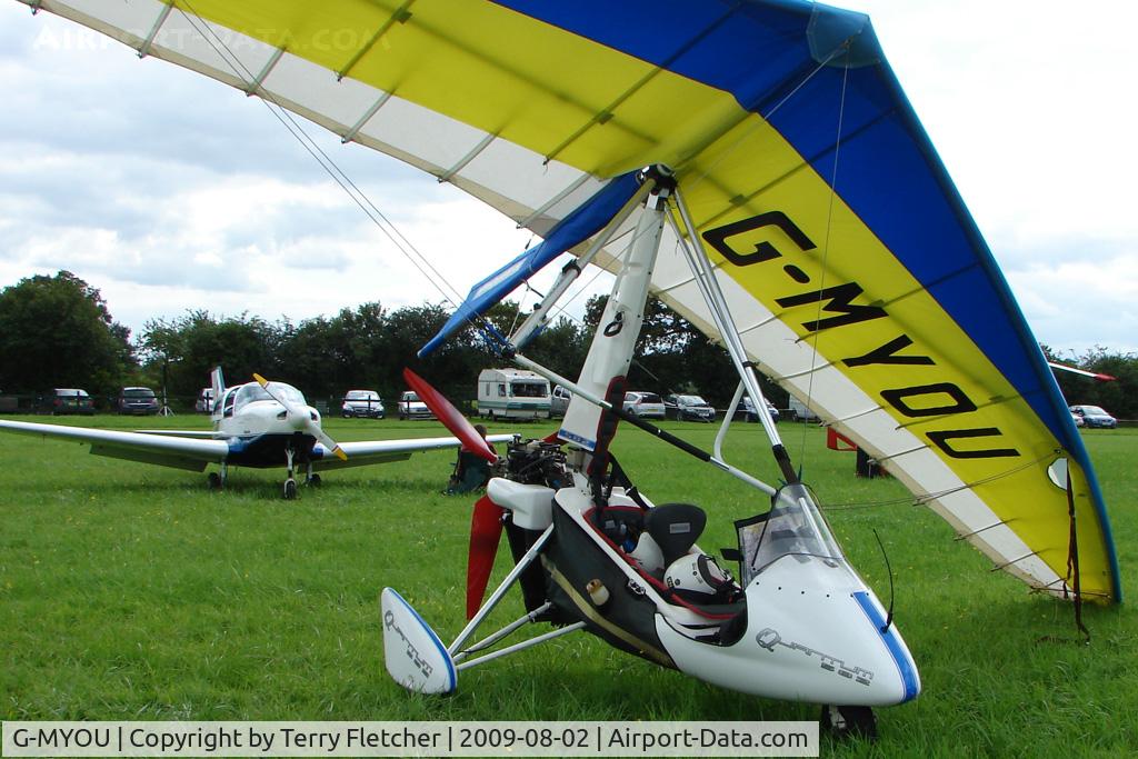 G-MYOU, 1994 Solar Wings Pegasus Quantum 15 C/N 6726, Pegasus Quantum at the 2009 Stoke Golding Stakeout event