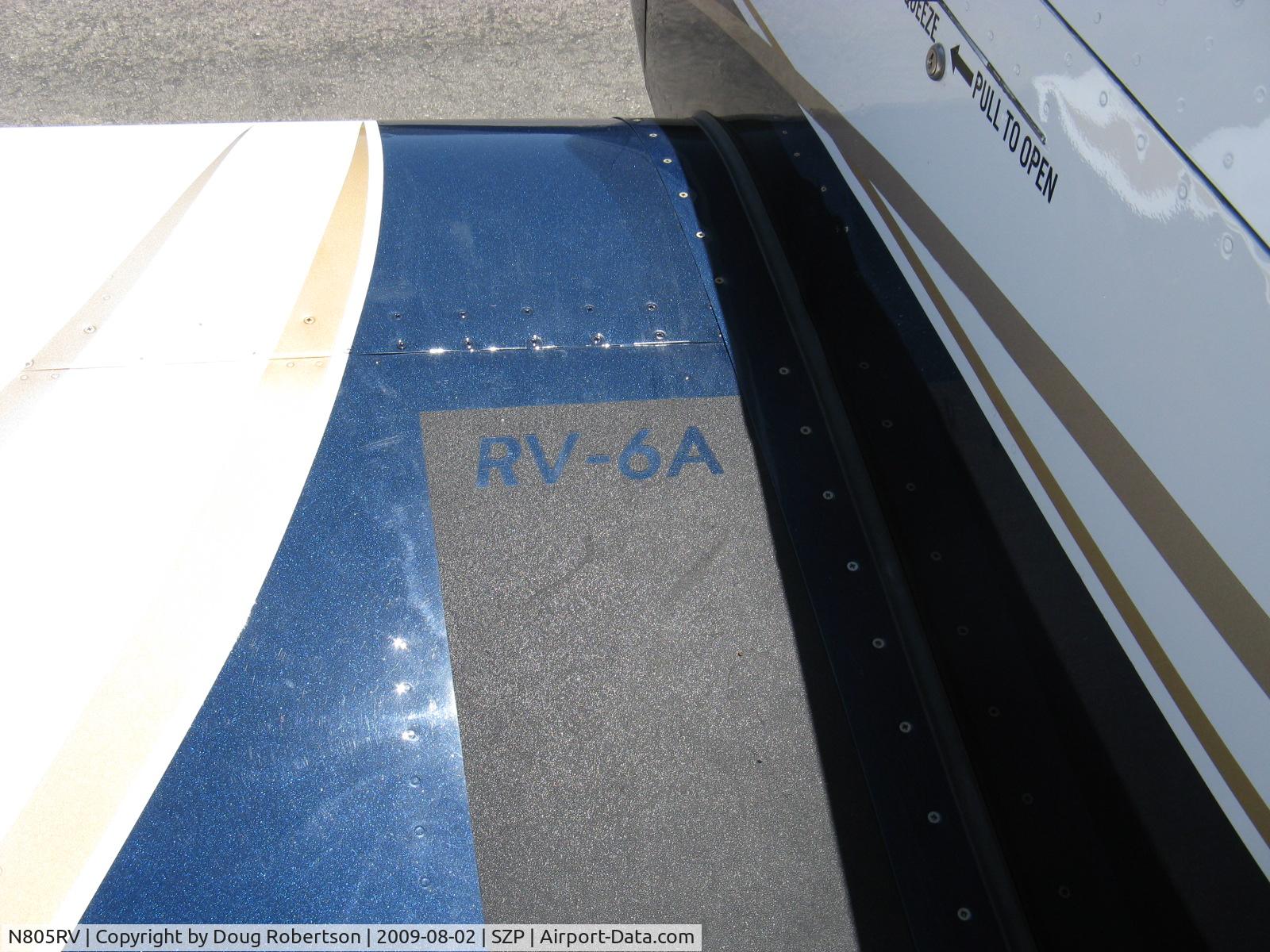 N805RV, 2007 Vans RV-6A C/N 25686, 2007 Dierenfield VAN's RV-6A, Lycoming  Aero Sport IO-390-X 210 Hp, wing walk
