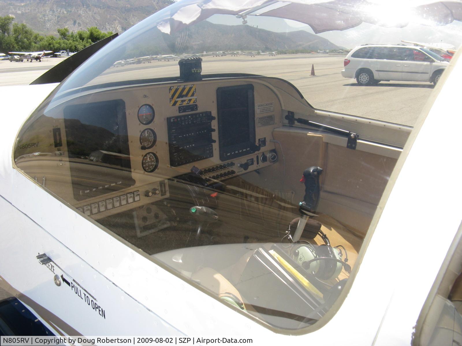 N805RV, 2007 Vans RV-6A C/N 25686, 2007 Dierenfield VAN's RV-6A, Lycoming Aero Sport IO-390-X 210 Hp, glass panel, leather seats