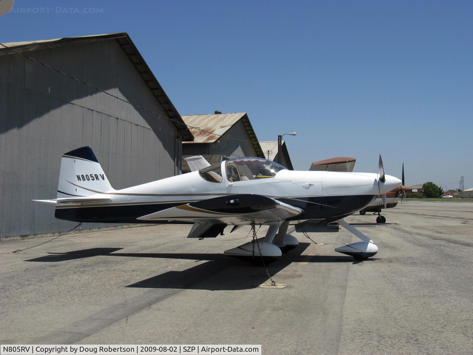 N805RV, 2007 Vans RV-6A C/N 25686, 2007 Dierenfield VAN's RV-6A, Lycoming  Aero Sport IO-390-X 210 Hp