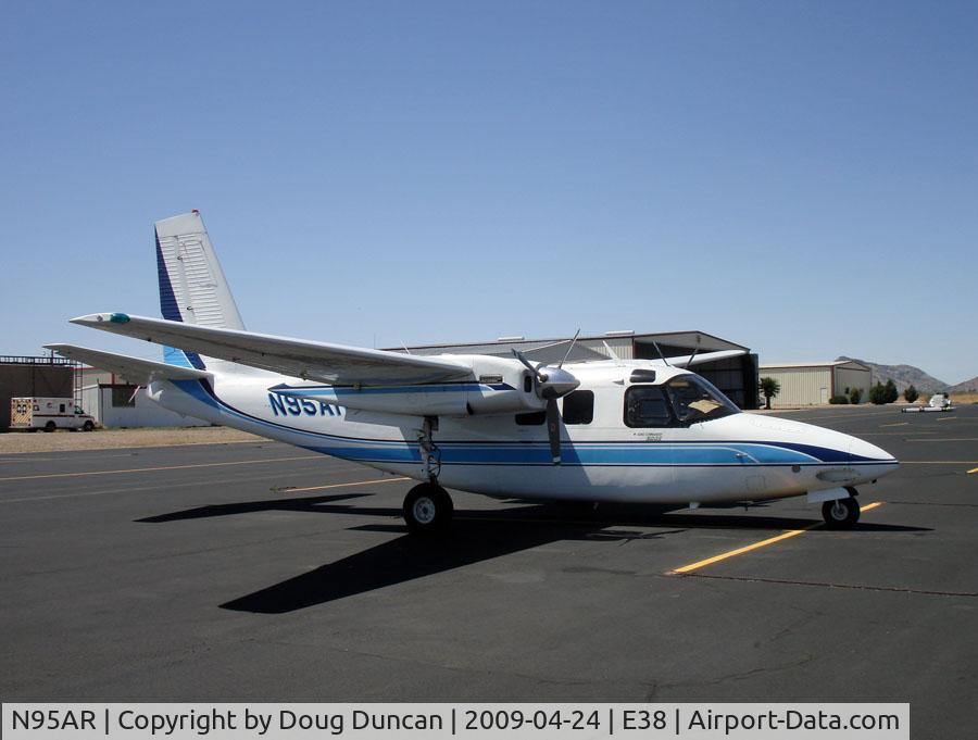 N95AR, 1962 Aero Commander 500-A C/N 500A-1270-93, Taken at Casparis Municipal Airport, Alpine, Texas