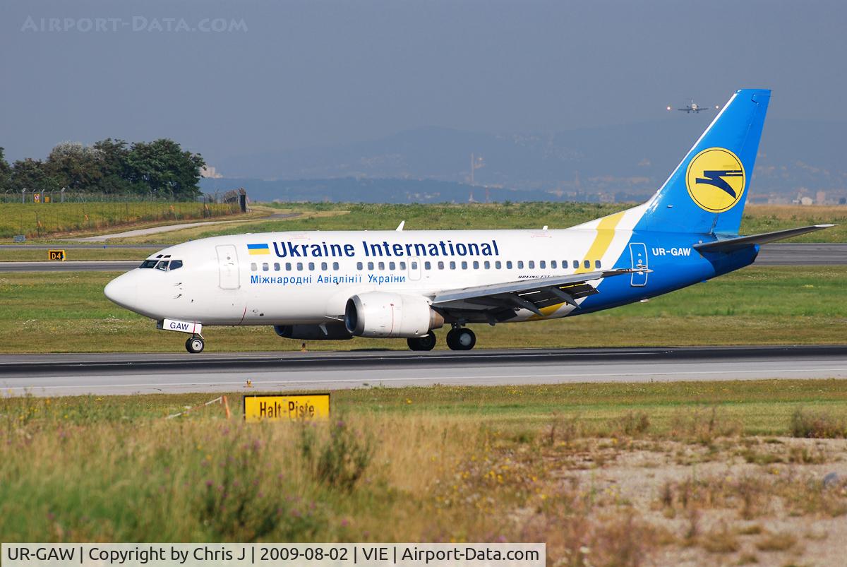 UR-GAW, 1991 Boeing 737-5Y0 C/N 24898, Ukraine International Airlines Boeing 737