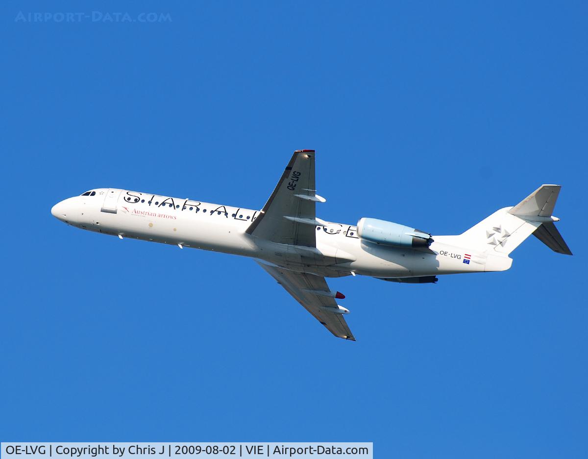 OE-LVA, 1994 Fokker 100 (F-28-0100) C/N 11490, Austrian arrows Fokker 100