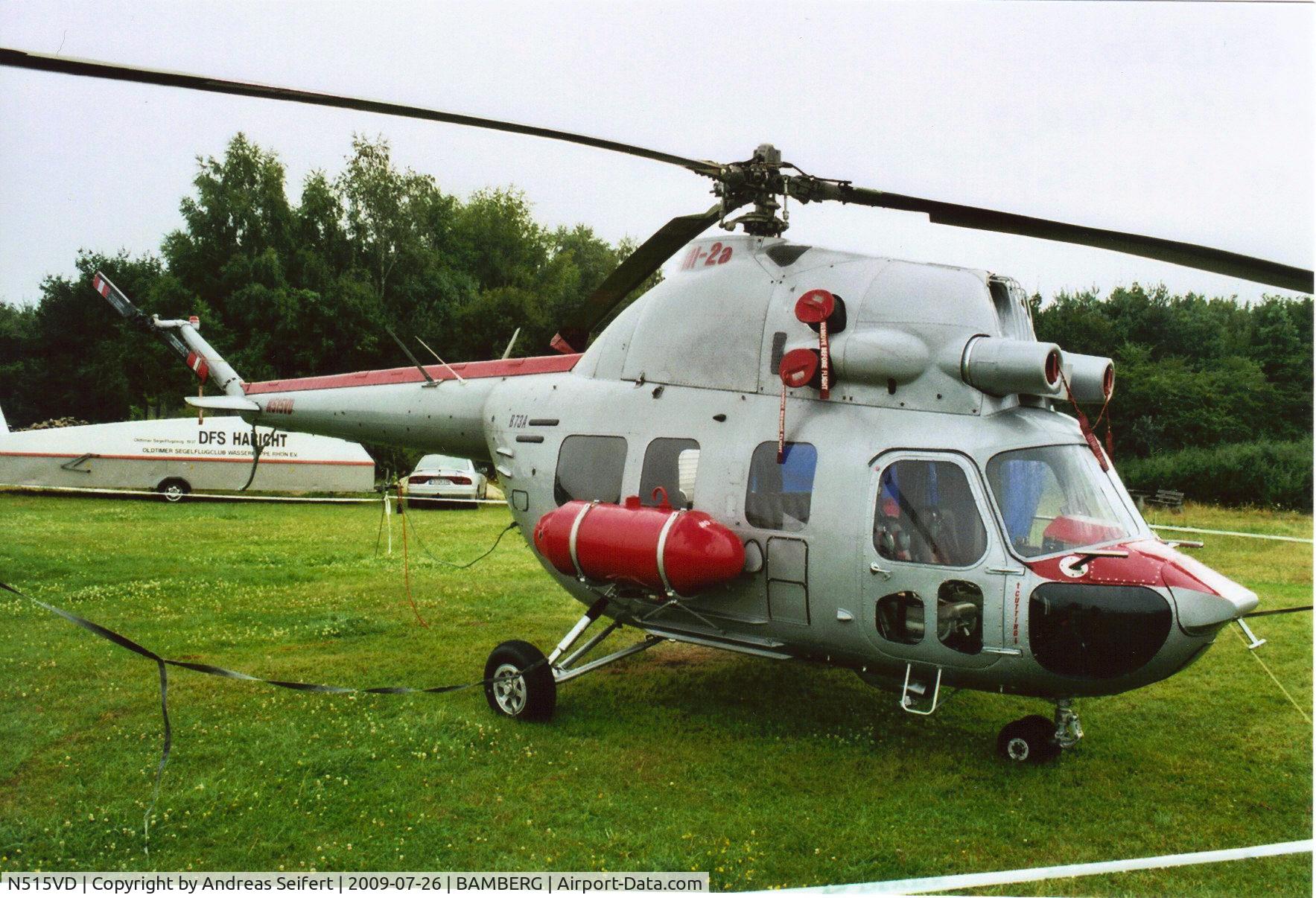 N515VD, PZL-Swidnik MI-2 C/N 561046059, Oldtimertreffen Bamberg 26.7.2009