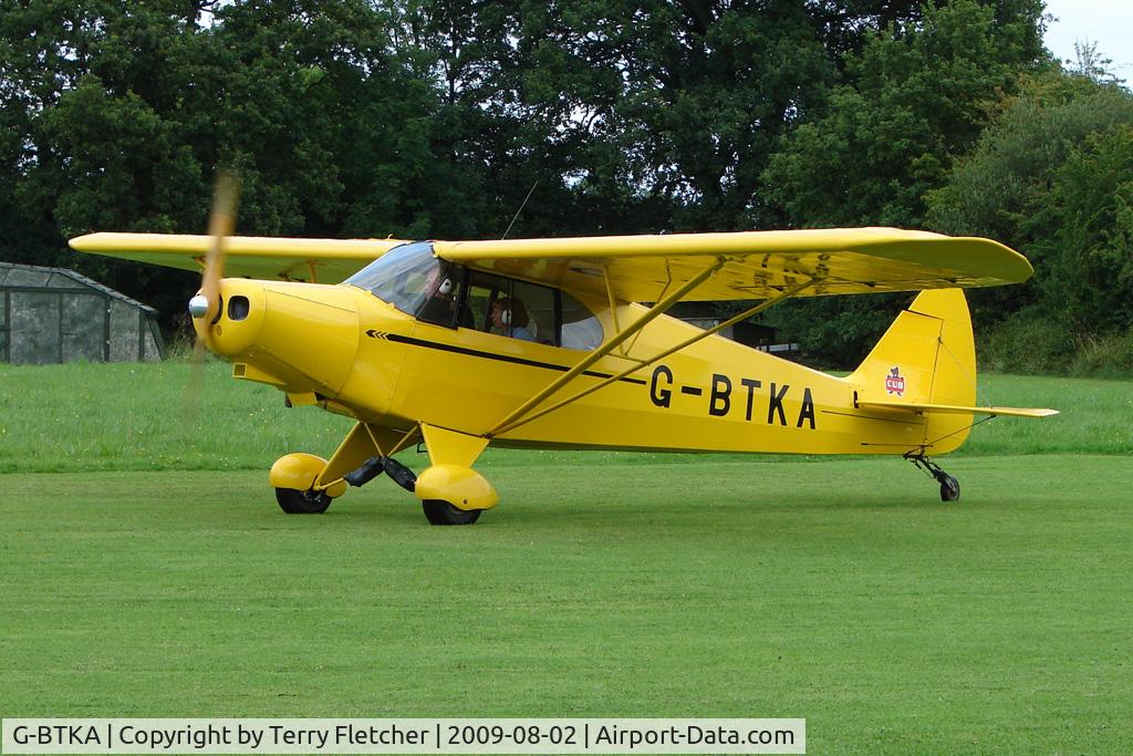 G-BTKA, 1941 Piper J5A Cub Cruiser C/N 5954, 1941 Piper J5A at the 2009 Stoke Golding Stakeout event