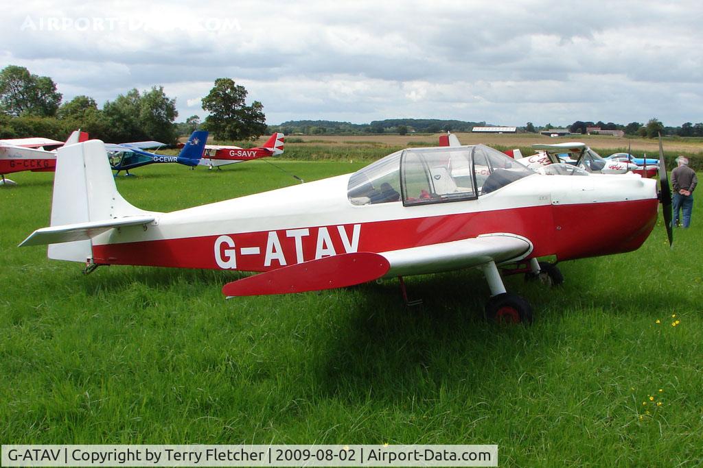 G-ATAV, 1965 Druine D.62C Condor C/N RAE/611, Druine D.62C Condor at the 2009 Stoke Golding Stakeout event