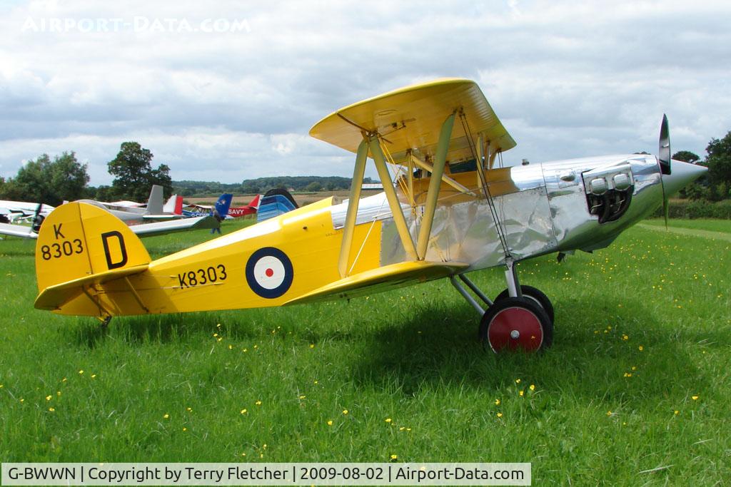 G-BWWN, 1998 Isaacs Fury II C/N PFA 011-10957, Isaacs Fury II wearing Serial K8303 at the 2009 Stoke Golding Stakeout event