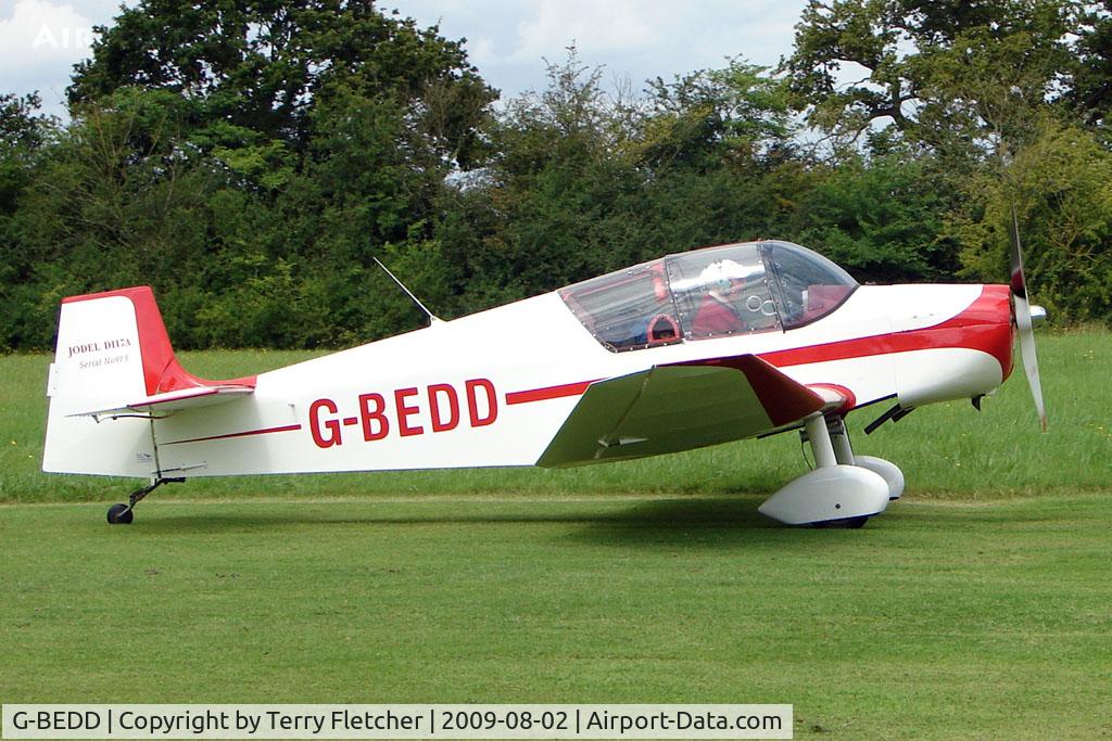 G-BEDD, 1958 Jodel D-117A C/N 915, Jodel D117A at the 2009 Stoke Golding Stakeout event