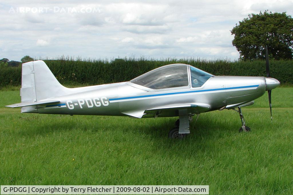 G-PDGG, 1959 Aeromere F-8L Falco III C/N 208, Falco F8L at the 2009 Stoke Golding Stakeout event