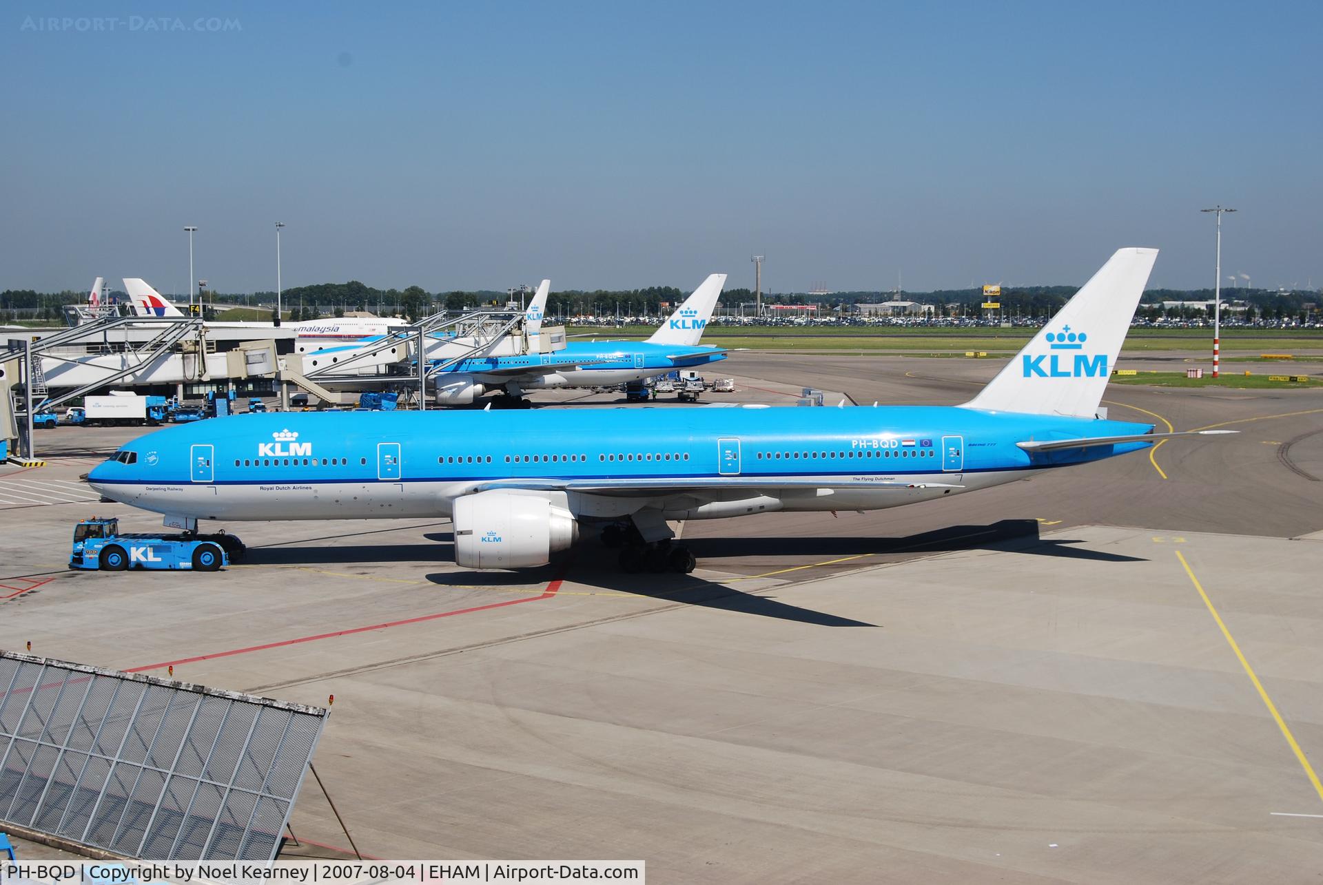PH-BQD, 2003 Boeing 777-206/ER C/N 33713, Taxi-ing for departure
