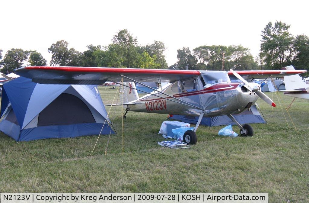 N2123V, 1948 Cessna 120 C/N 14734, EAA Airventure 2009