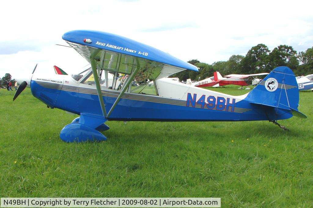 N49BH, Aviat A-1B Husky C/N 2315, Aviat A-1B at the 2009 Stoke Golding Stakeout event