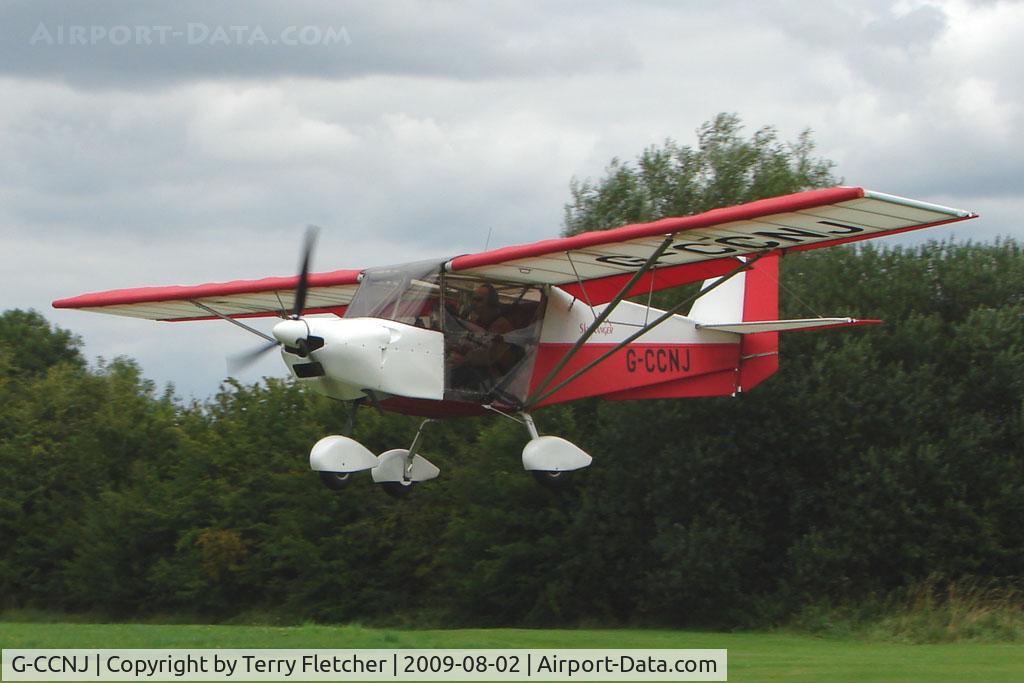 G-CCNJ, 2004 Best Off Skyranger 912(2) C/N BMAA/HB/330, Skyranger 912 arriving at the 2009 Stoke Golding Stakeout event